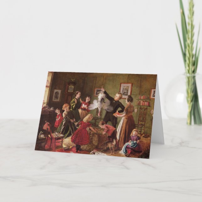 Cartes Pour Fêtes Annuelles Le Hamper de Noël (Devant)