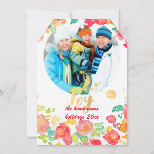 Cartes Pour Fêtes Annuelles Le jardin/carte de fin de année des sophie de