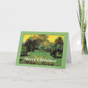 Cartes Pour Fêtes Annuelles Le jardin des poètes de Vincent van Gogh.