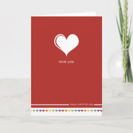 Cartes Pour Fêtes Annuelles Le Jour de l'amour