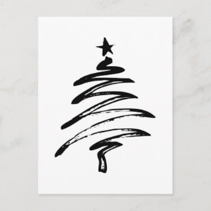 Cartes Pour Fêtes Annuelles Le joyeux arbre de vacances de Noël ornemente la