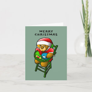Cartes Pour Fêtes Annuelles Le joyeux Noël de nounours