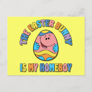Cartes Pour Fêtes Annuelles Le lapin de Pâques est mon Homeboy
