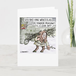 Cartes Pour Fêtes Annuelles Le mauvais Roi Wenceslas