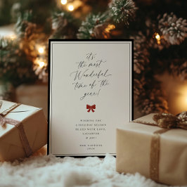 Cartes Pour Fêtes Annuelles Le Moment Le Plus Merveilleux De L'Année