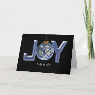 Cartes Pour Fêtes Annuelles Le monde de Noël en noir