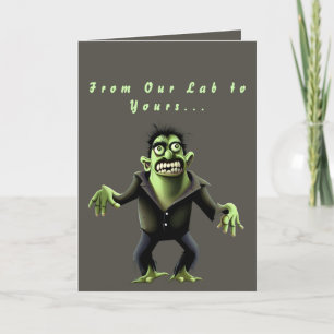 Cartes Pour Fêtes Annuelles Le Monstre Ridicule de Frank - Monstre de Frankens