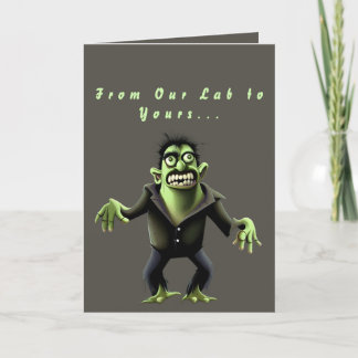 Cartes Pour Fêtes Annuelles Le Monstre Rigolo de Frank - Monstre de Frankenste