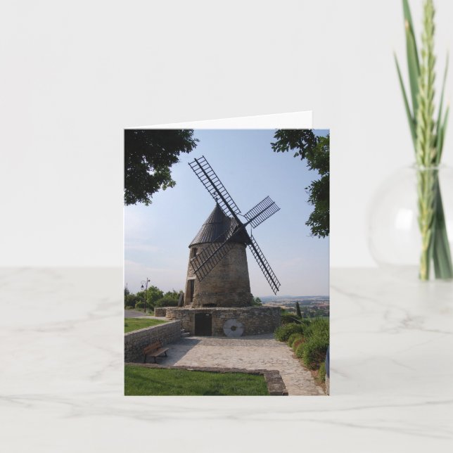 Cartes Pour Fêtes Annuelles Le Moulin de Cugarel, Castelnaudary (Devant)