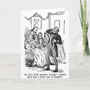 Cartes Pour Fêtes Annuelles Le neveu du grippe-sou (avec le texte)