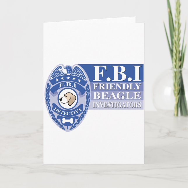 Cartes Pour Fêtes Annuelles Le nez de beagle (Devant)