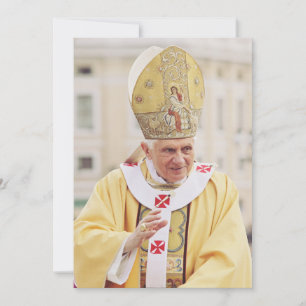 Cartes Pour Fêtes Annuelles Le Pape Benoît XVI Le Maître de Vérité
