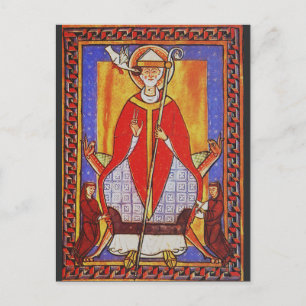 Cartes Pour Fêtes Annuelles Le Pape Saint Grégoire I. Dialogiste