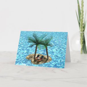 Cartes Pour Fêtes Annuelles Le paradis pour deux