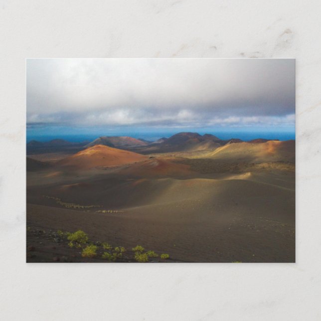 Cartes Pour Fêtes Annuelles Le Parc national de Timanfaya (Devant)
