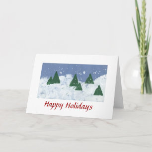Cartes Pour Fêtes Annuelles Le pays des merveilles d'hiver