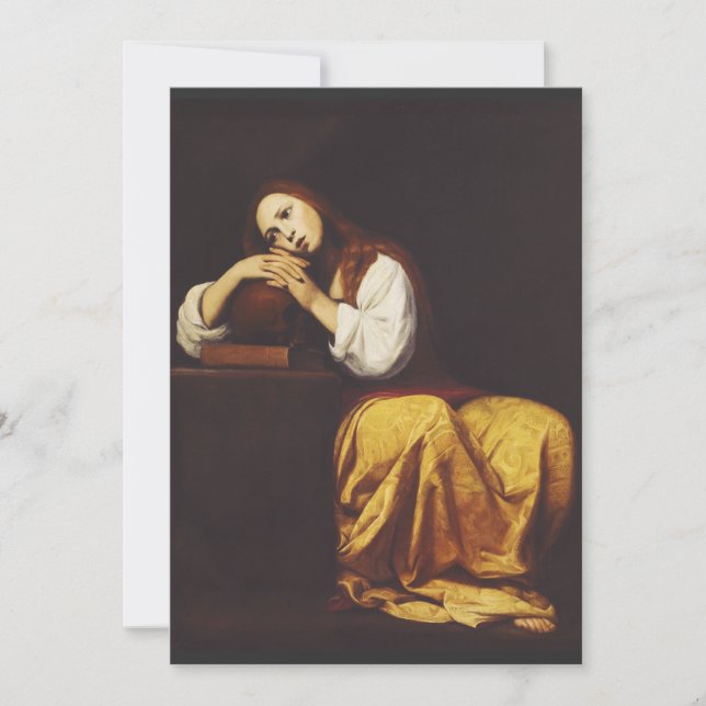 Cartes Pour Fêtes Annuelles Le pénitent Mary Magdalene par Giacomo Galli (Devant)
