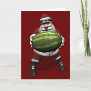Cartes Pour Fêtes Annuelles Le Père Noël Avec La Pâque Énorme