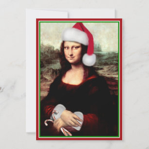 Cartes Pour Fêtes Annuelles Le Père Noël de Mona Lisa