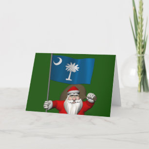 Cartes Pour Fêtes Annuelles Le Père Noël En Caroline Du Sud