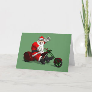 Cartes Pour Fêtes Annuelles Le Père Noël En Voyage