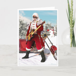 Cartes Pour Fêtes Annuelles Le PÈRE NOËL est de retour en ville