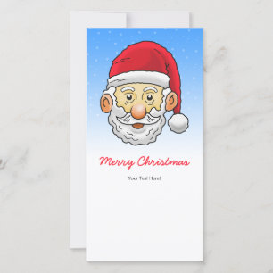 Cartes Pour Fêtes Annuelles Le Père Noël sonne la cloche
