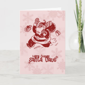 Cartes Pour Fêtes Annuelles Le père noël vient à la ville !