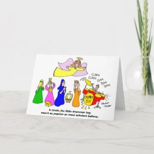 Cartes Pour Fêtes Annuelles Le petit garçon de batteur