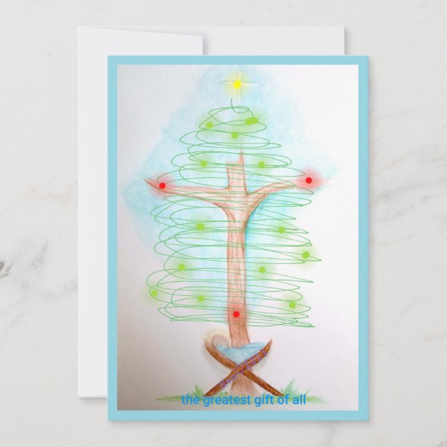 Cartes Pour Fêtes Annuelles Le plus beau cadeau de tous  (Devant)