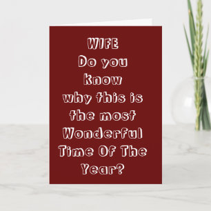 CARTES POUR FÊTES ANNUELLES LE PLUS MERVEILLEUX TEMPS DE L'ANNÉE **FEMME**