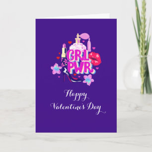 Cartes Pour Fêtes Annuelles Le pouvoir des filles