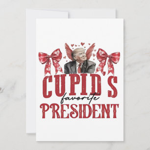 Cartes Pour Fêtes Annuelles Le président favori de Cupid, Valentine Trump