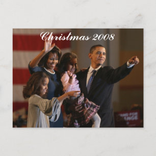Cartes Pour Fêtes Annuelles Le président Obama, premier gardien de famille