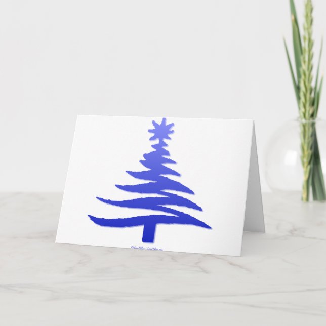Cartes Pour Fêtes Annuelles Le Prince Bleu (Devant)