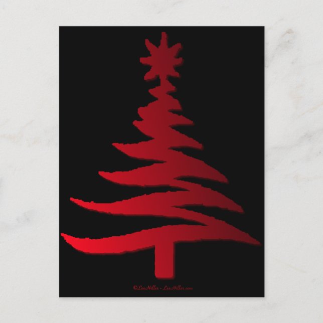 Cartes Pour Fêtes Annuelles Le Prince rouge moderne (Devant)