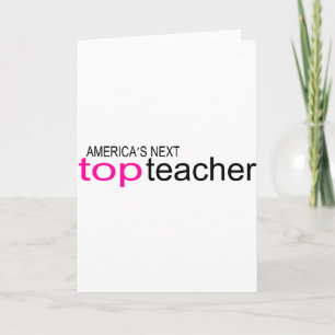 Cartes Pour Fêtes Annuelles Le Prochain Meilleur Professeur d'Amérique