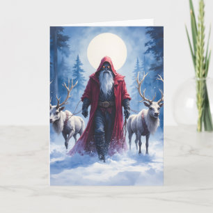 Cartes Pour Fêtes Annuelles Le roi de l'hiver arrive.
