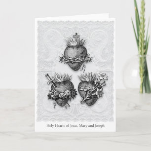 Cartes Pour Fêtes Annuelles Le Saint-Coeur de la Famille