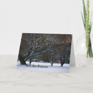 Cartes Pour Fêtes Annuelles Le silence de l'hiver