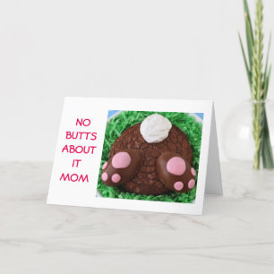CARTES POUR FÊTES ANNUELLES LE SOUHAIT "MOM"-PÂQUES N'EST PAS GRAND.