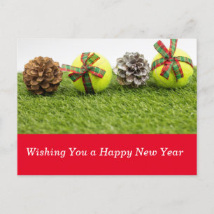 Cartes Pour Fêtes Annuelles Le tennis vous souhaite une bonne année