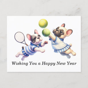 Cartes Pour Fêtes Annuelles Le tennis vous souhaite une bonne année