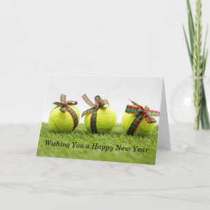 Cartes Pour Fêtes Annuelles Le tennis vous souhaite une bonne année