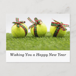 Cartes Pour Fêtes Annuelles Le tennis vous souhaite une bonne année