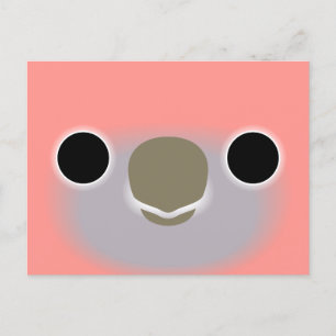 Cartes Pour Fêtes Annuelles Le visage du perroquet de Rosa Bourke