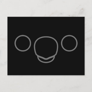 Cartes Pour Fêtes Annuelles Le visage d'une gloire noire