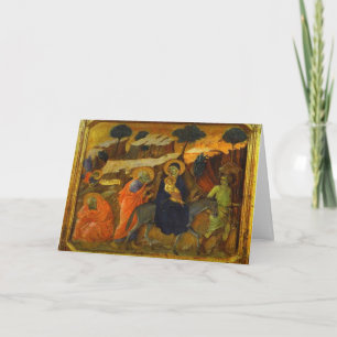 Cartes Pour Fêtes Annuelles Le vol dans Noël de l'Egypte