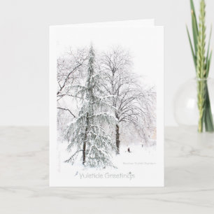 Cartes Pour Fêtes Annuelles Le vrai "présent" est la présence : Holiday Yuleti
