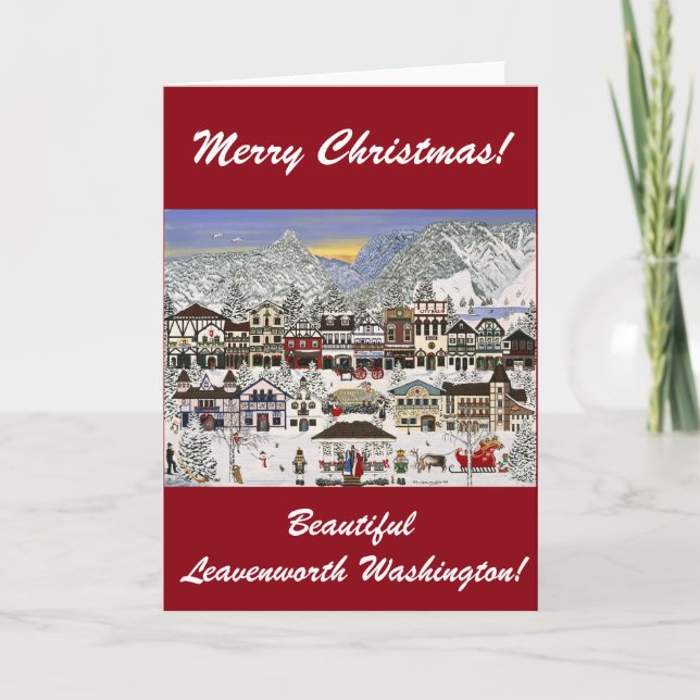 Cartes Pour Fêtes Annuelles Leavenworth (Devant)